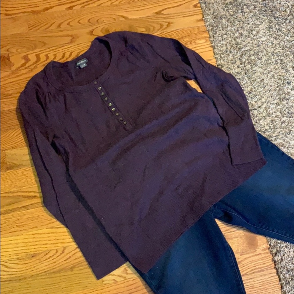 EUC purple Eddie Bauer sweater